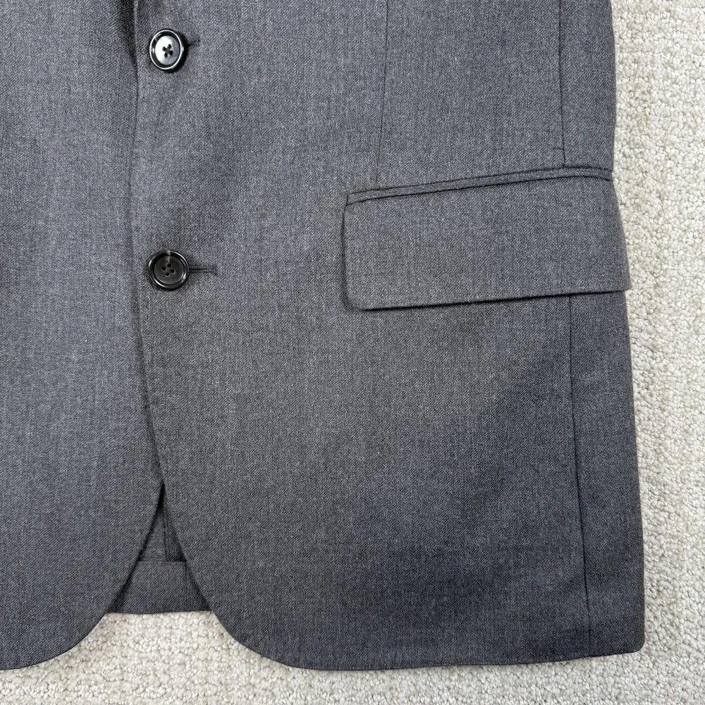 J Crew Ludlow Men's 36S Slim Unstructured Moon Cloth Gray Two Button Blazer